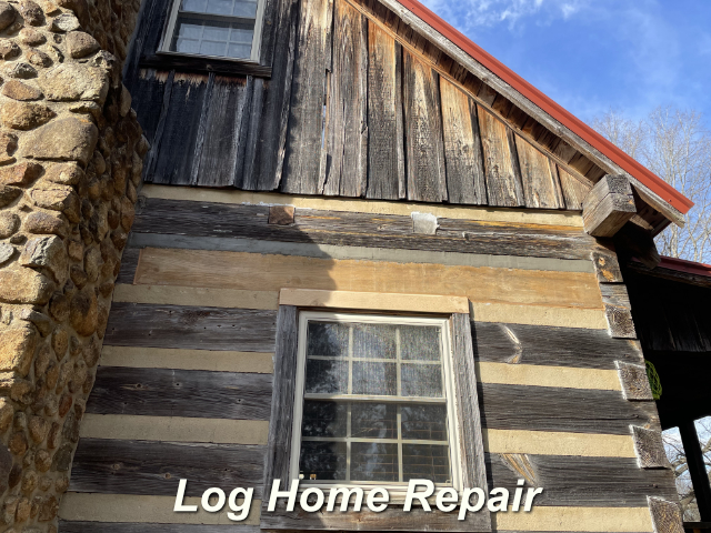 Log home repair in Ahesboro, NC