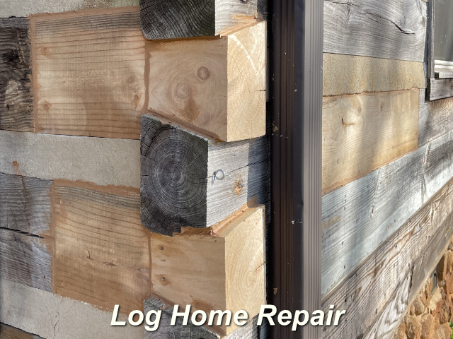 Log home repair in Ahesboro, NC