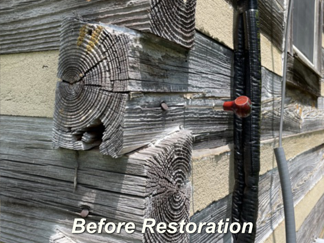 Log home repair in Ahesboro, NC