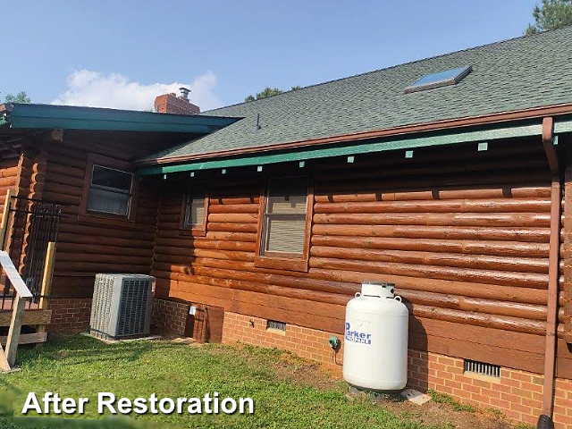 Log home restoration in Dispuntanta, VA