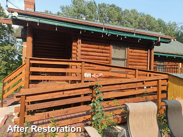 Log home restoration in Dispuntanta, VA