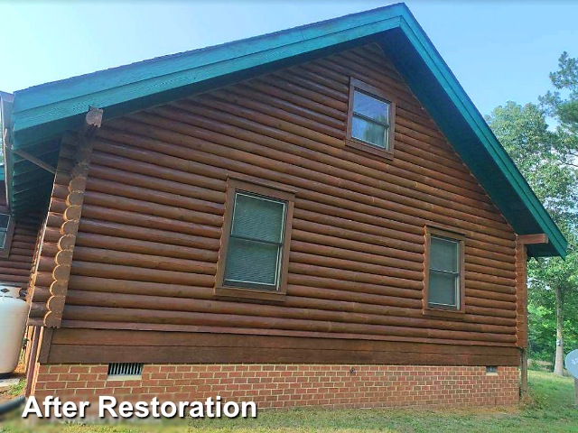 Log home restoration in Dispuntanta, VA