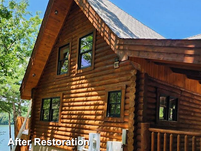 Log home restoration in Gretna, VA