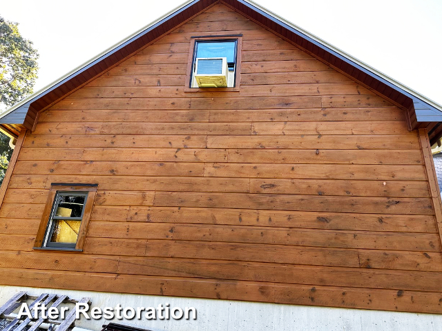 Log home restoration in High Point, NC