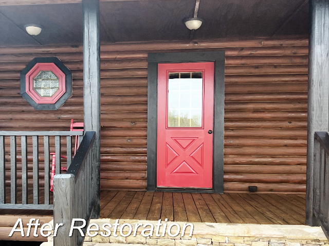 North Carolina Log Home Restoration