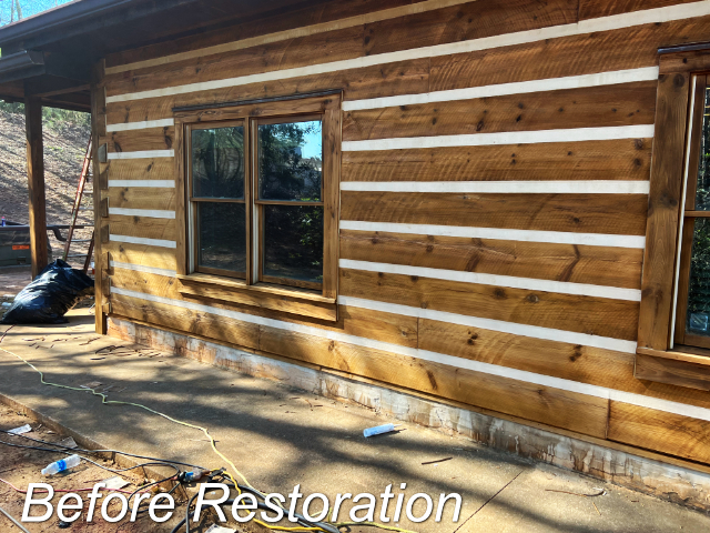 North Carolina Log Home Restoration