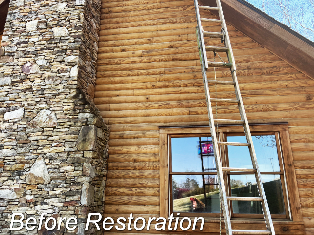 North Carolina Log Home Restoration