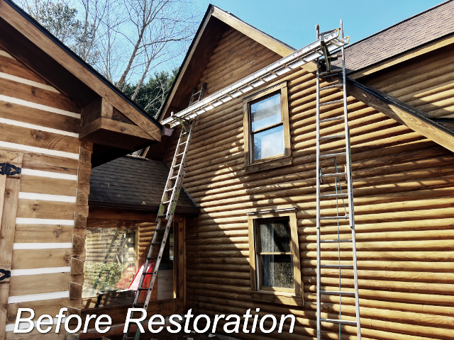 North Carolina Log Home Restoration