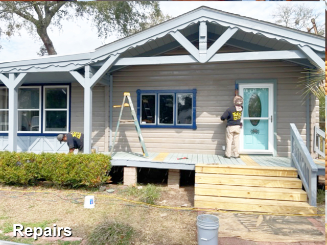 Log home restoration in Oak Island NC