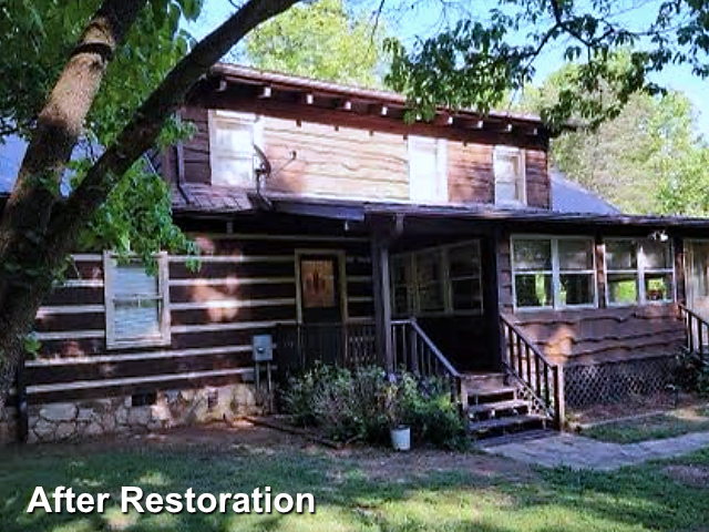 Log home restoration in Oakboro, NC