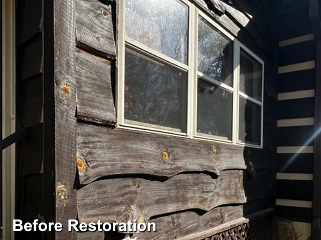 Log home restoration in Oakboro, NC