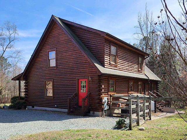 log home restoration in Pittsboro, NC