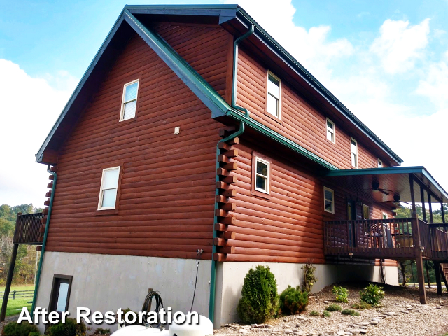 Log home restoration in Vanceburg KY