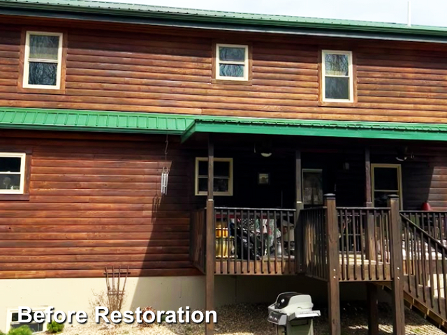 Log home restoration in Vanceburg KY