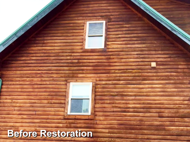 Log home restoration in Vanceburg KY