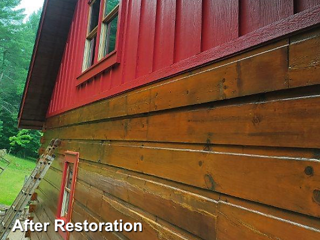 Log home restoration in Wayneville, NC