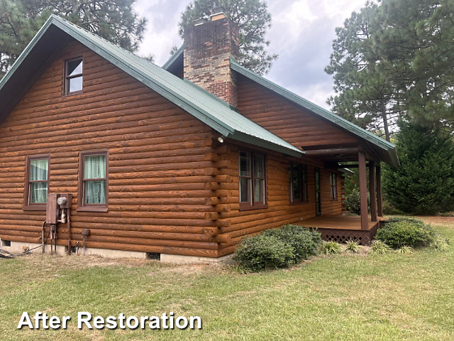 Log home restoration in Aberdeeb,NC