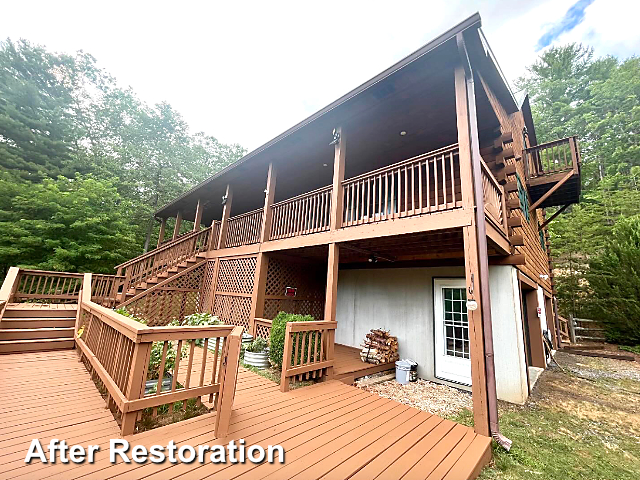 Log home restoration in Augusta, VA