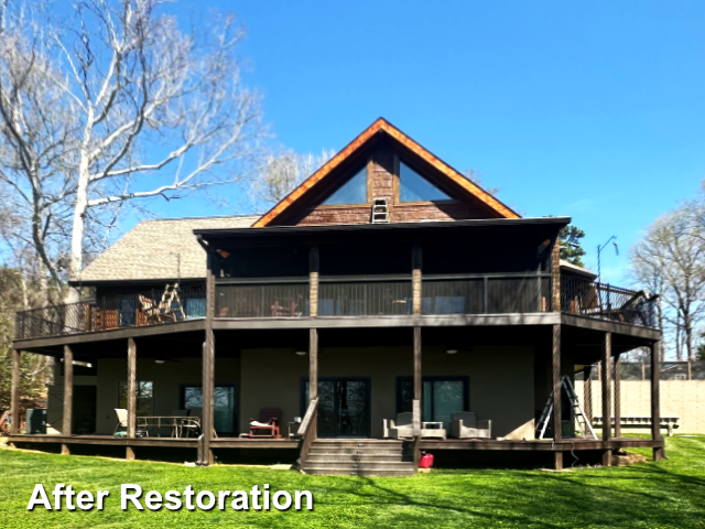 Log home restoration in Charlotte, NC