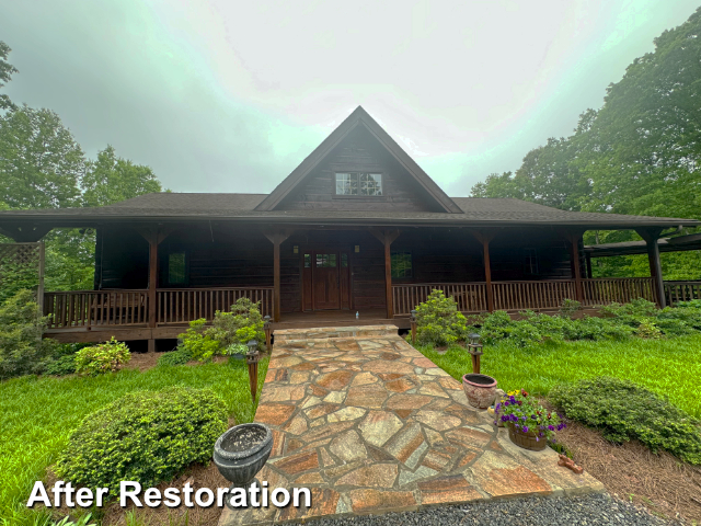 Log home restoration in Elkin, NC