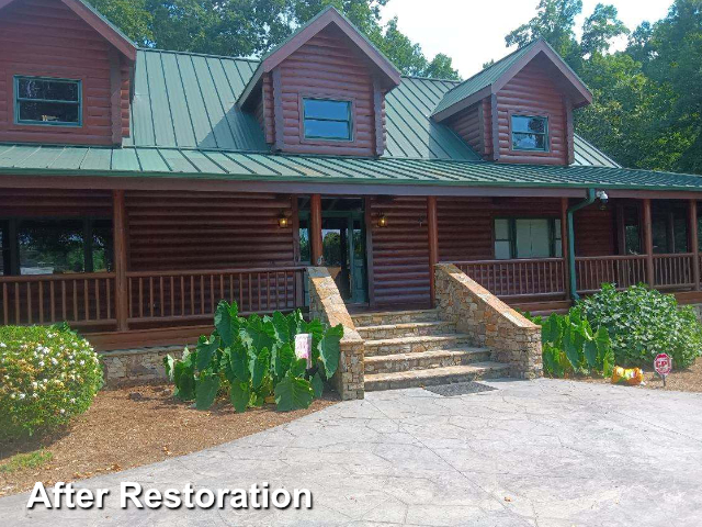 Log home restoration in Greensboro, NC