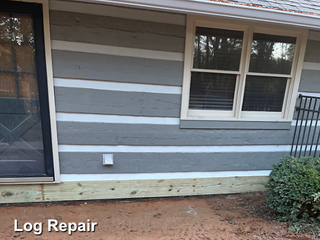 Log home restoration in Hamptonville, NC