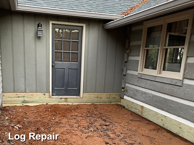 Log home restoration in Hamptonville, NC