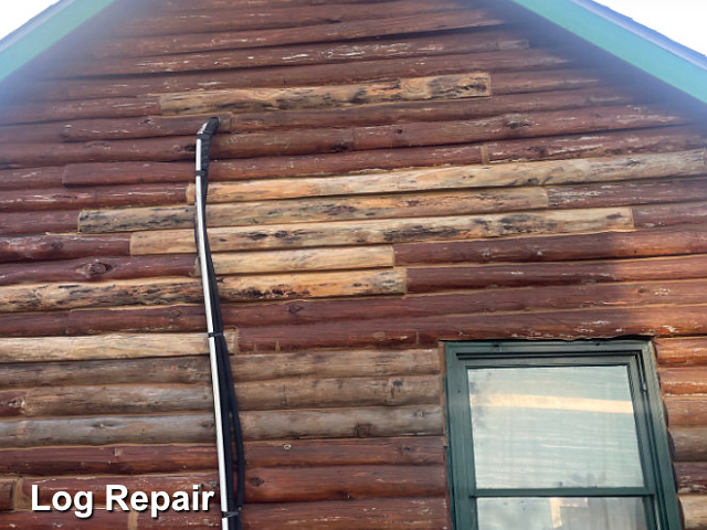 Log home restoration in Kill Devil Hills, NC