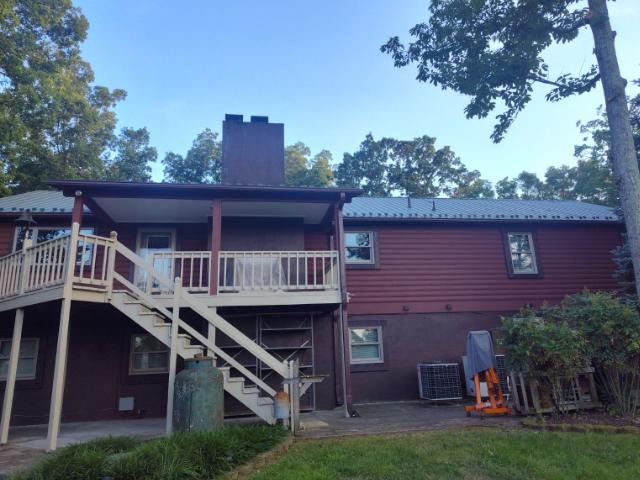 Log home restoration in Midlothian, VA