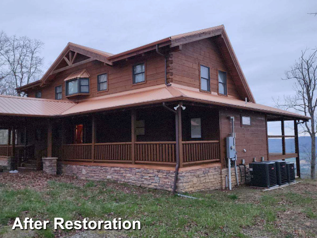 Log home restoration in Pikeville, TN