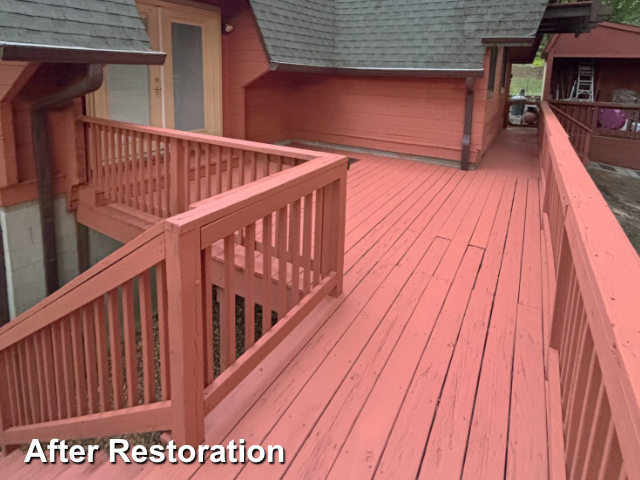 Log home restoration in Prince George, VA