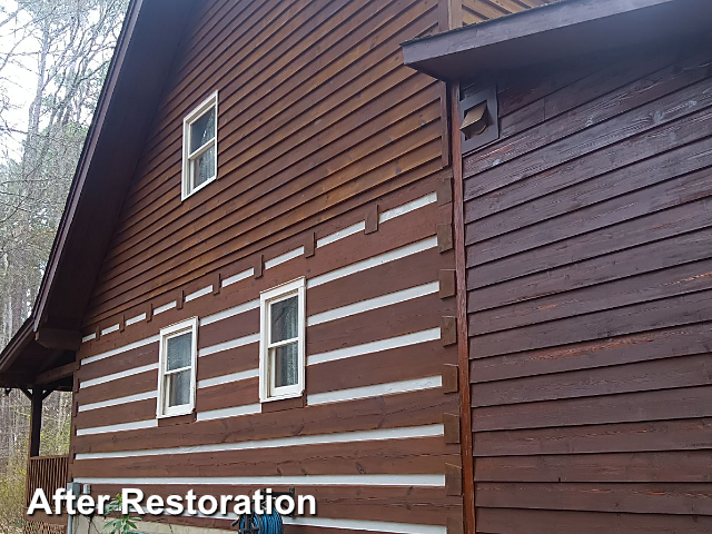 Log home restoration in Raleigh, NC