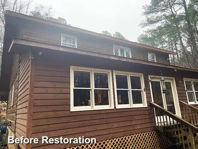 Log home restoration in Raleigh, NC