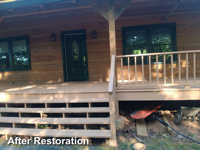 Log home restoration in Salam-VA