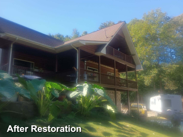 Log home restoration in Selma, NC