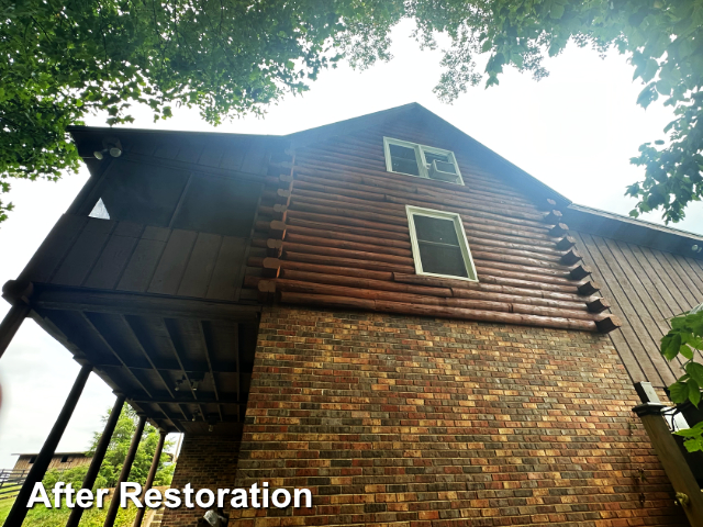 Log home restoration in Shelby, NC