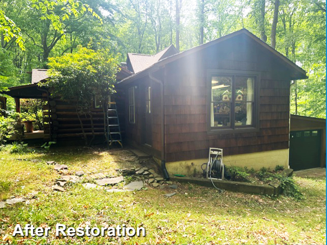 Log home restoration in Greensboro, NC