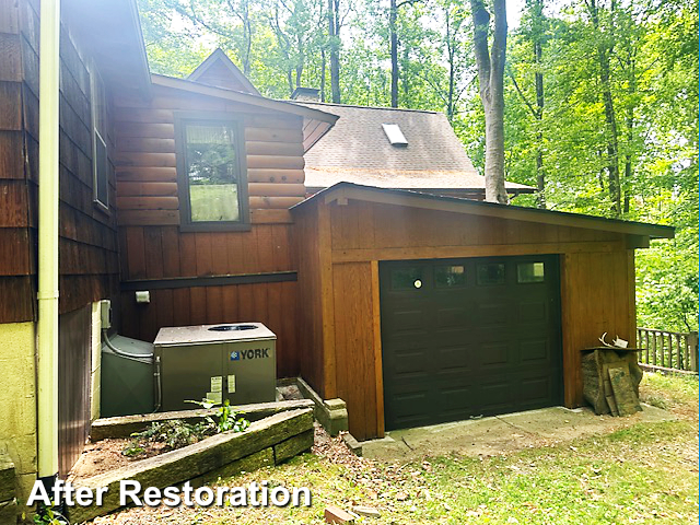 Log home restoration in Greensboro, NC