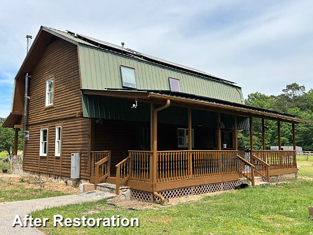 Log home restoration in Lillington, NC