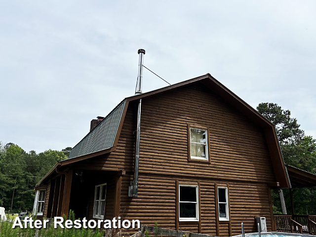 Log home restoration in Lillington, NC