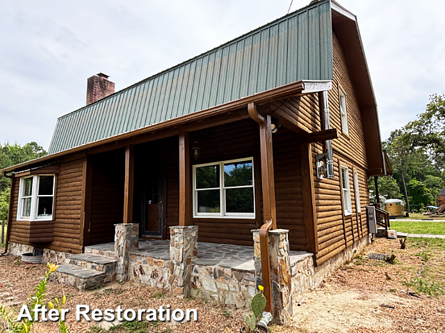 Log home restoration in Lillington, NC