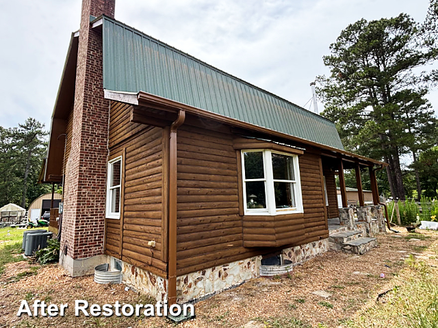 Log home restoration in Lillington, NC