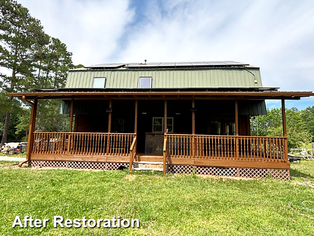 Log home restoration in Lillington, NC