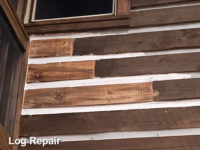 Log home restoration in Mebane, NC