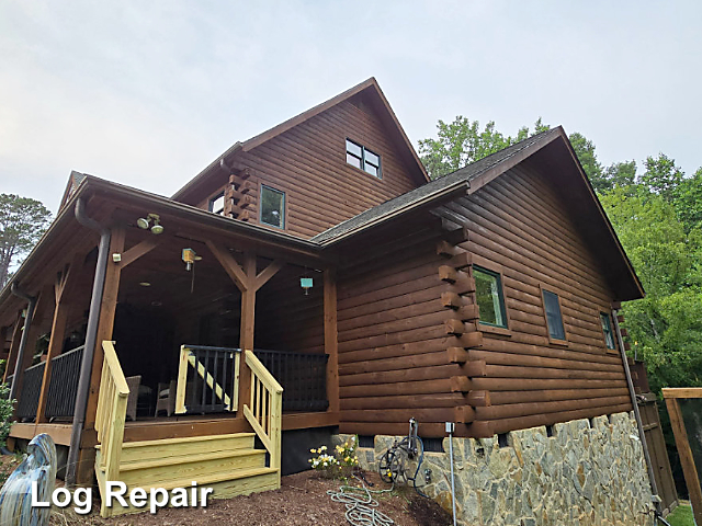Log home restoration in Raleigh, NC