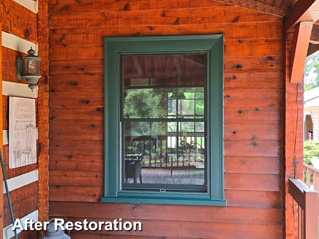 Log home restoration in Randleman, NC