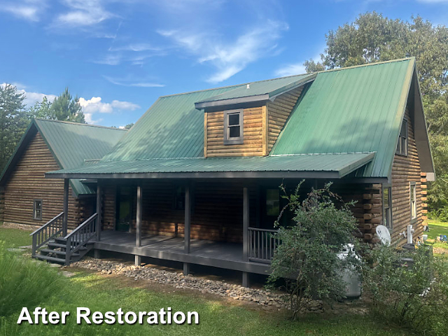 Log home restoration in Salem SC