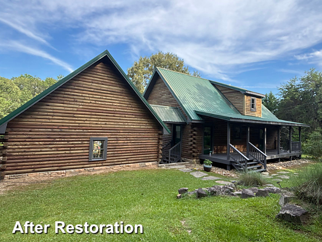 Log home restoration in Salem SC