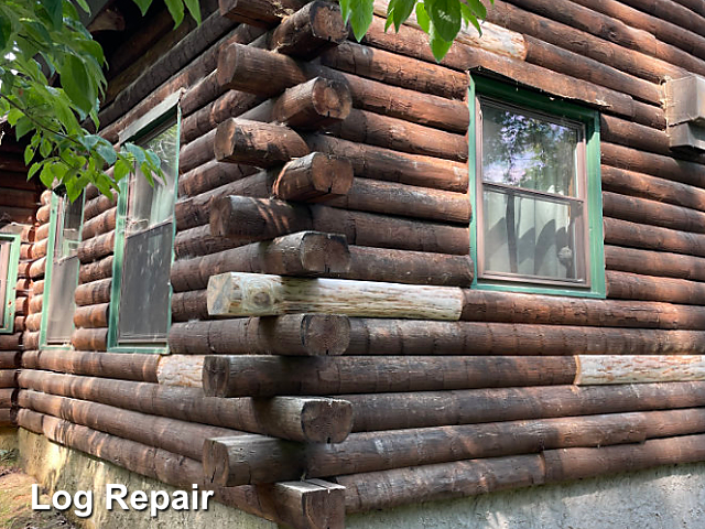 Log home restoration in Semora, NC