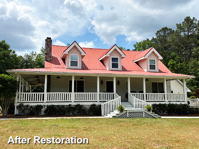 Log home restoration in Summerville, SC